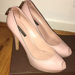 Louis Vuitton leather Oh Really platform pump